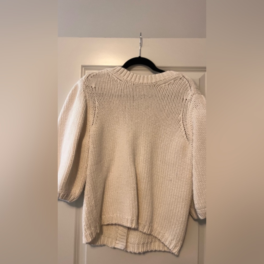 ba&sh Cream Button-Up Cardigan - Picture 3 of 8